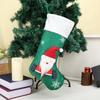 Christmas decorations, printed cartoon Santa snowman gift bag Christmas stockings, Nordic decorations
