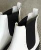 Joenshoe Reel Banding Chelsea Boots White