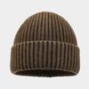 Fashion retro washed core-spun yarn knitted hat women's autumn and winter outdoor warm wool hat ear protection cold hat