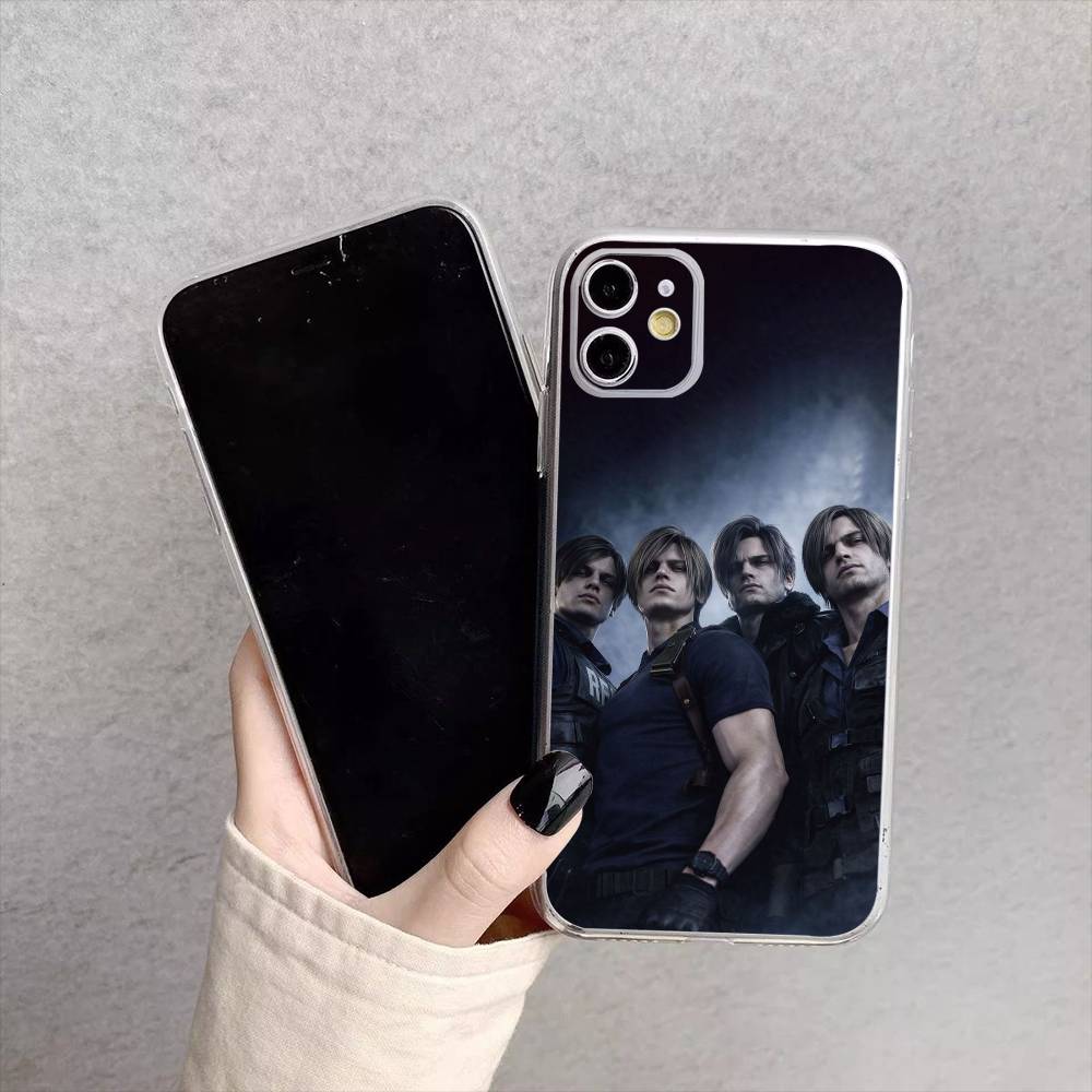 L-Leon Scott K-Kennedy Cool Phone Case For iPhone17,16,15,14,13,12,11 Plus,Pro Max Soft Transparent Cover
