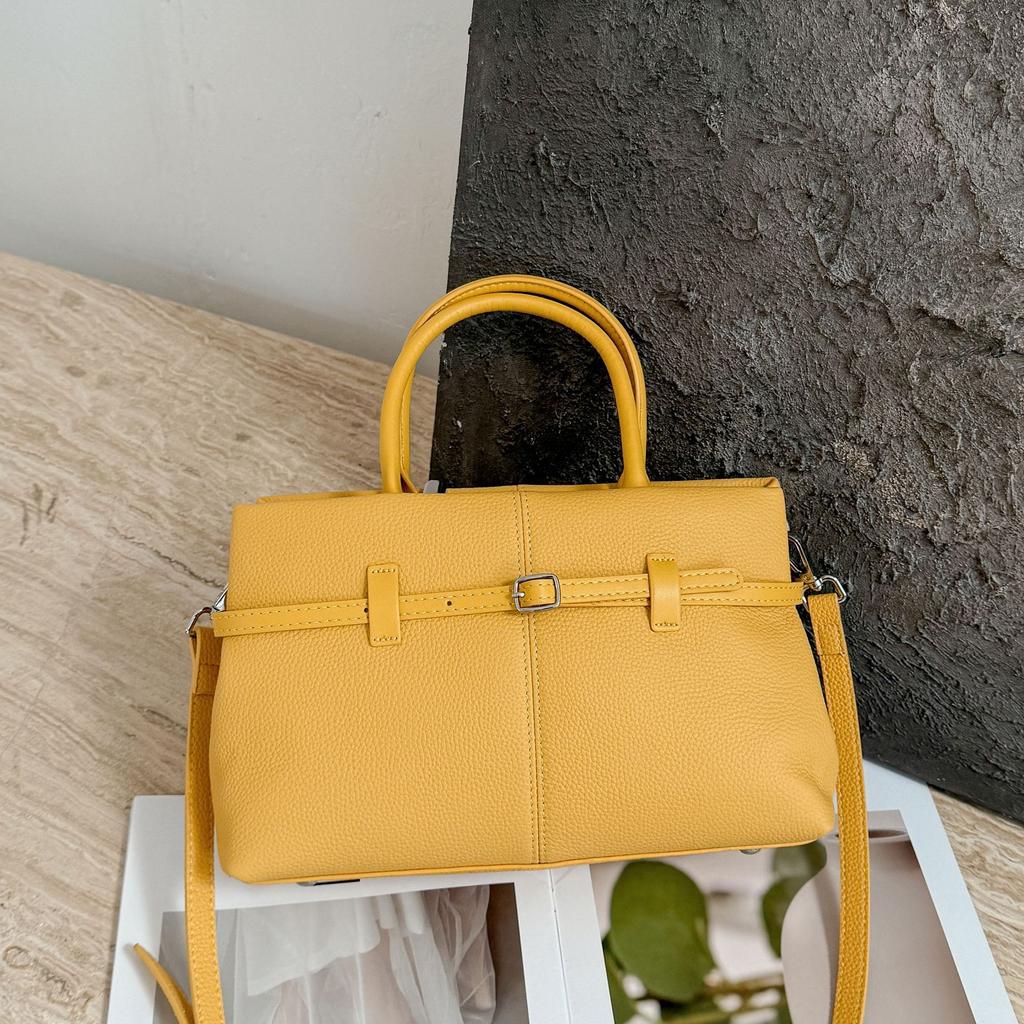 First-Layer Cowhide Shoulder Women'S Bag, Large-Capacity Messenger Tote Bag, Women'S Mommy Bag, Commuting Fashion And Simple Shopping