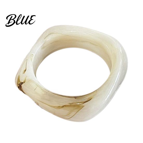 Vintage Bracelet Acrylic Retro Style Irregular Geometric Design Unique Women