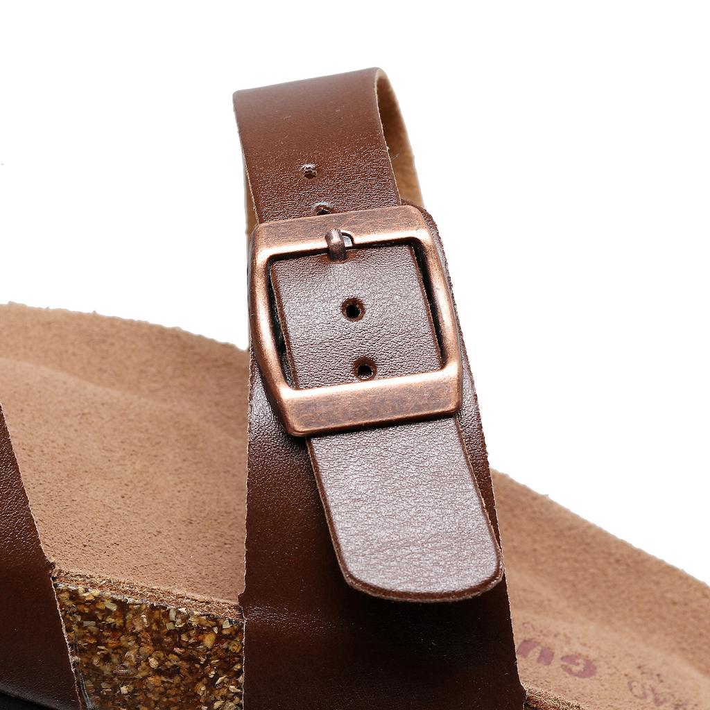 flat cork sandals shoes woman summer  trend cross strap Flip flops Ladies shoes on sale