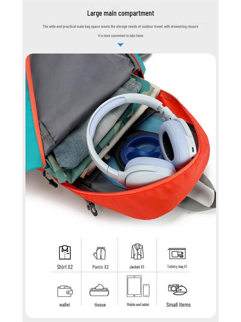 Multifunctional Waterproof Hiking Backpack - Large Capacity for Outdoor Sports, Camping, and Travel - Unisex Design