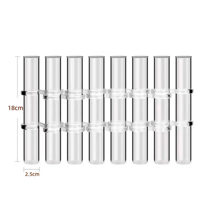 Foldable Transparent Glass Vase for Tulips - Modern Hydroponic Display and Decoration.