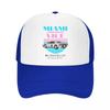 Miami Vice Squad Racecar Metro Police DepartUnisext Tv Series Baseball Cap Trucker Hats Breathable Premium