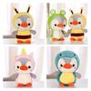 Penguin Dinosaur Unicorn Bee Frog Plush Toy Doll Keychain Decoration Ornament