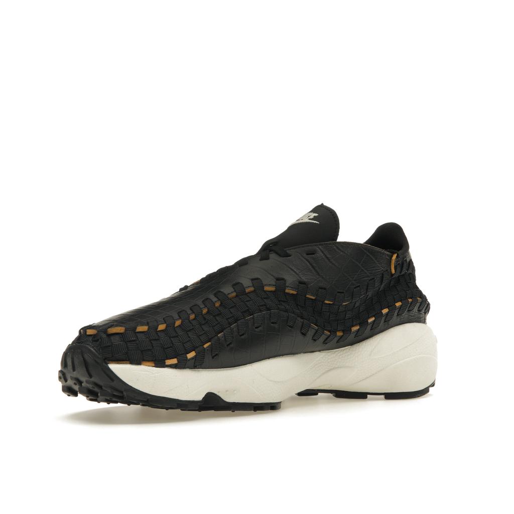 Nike  Air Footscape Woven Black Croc Women Sneakers Pale-Ivory Desert-Ochre FQ8129-010