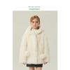 Children's Fur Coat 2025 Autumn and Winter New Style Girls' Korean Fleece Cardigan Little Girl's Furry Coat with Pom-Poms