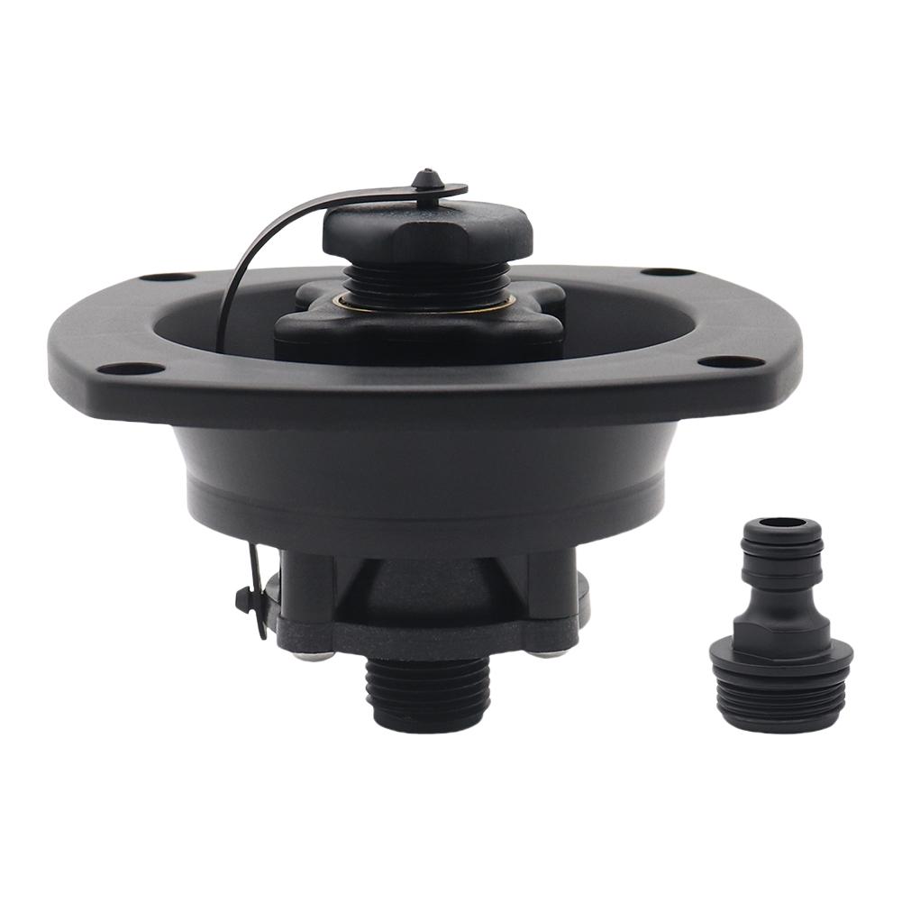 

Быстроразъемное соединение для заливки прицепа, входное отверстие для заливки воды в автофургон с регулятором давления, аксессуары для кемперов на колесах чёрный