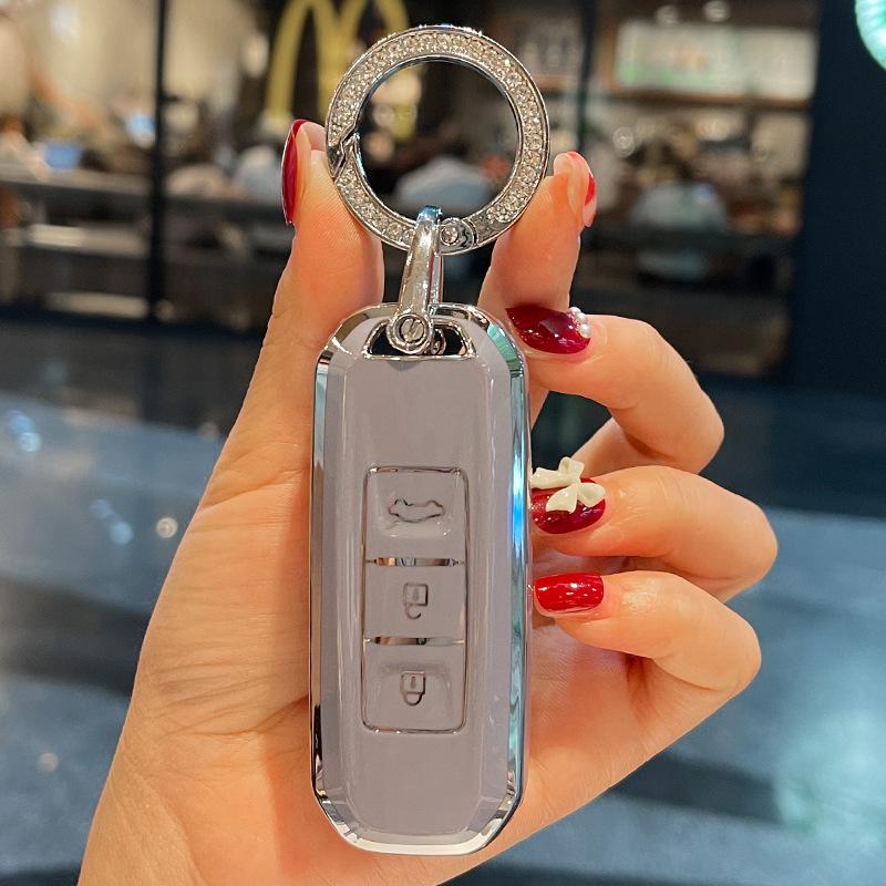 Compatible Key Case for Baojun Models: 510, 730, 530, Kiwi, 560, E100, E200, RS3, 360.