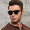 Full-Frame Rice Nails Sunglasses for Men Luxury Brand Vintage Square-Frame Outdoor UV400 Sun Glasses Classic Driving Shades