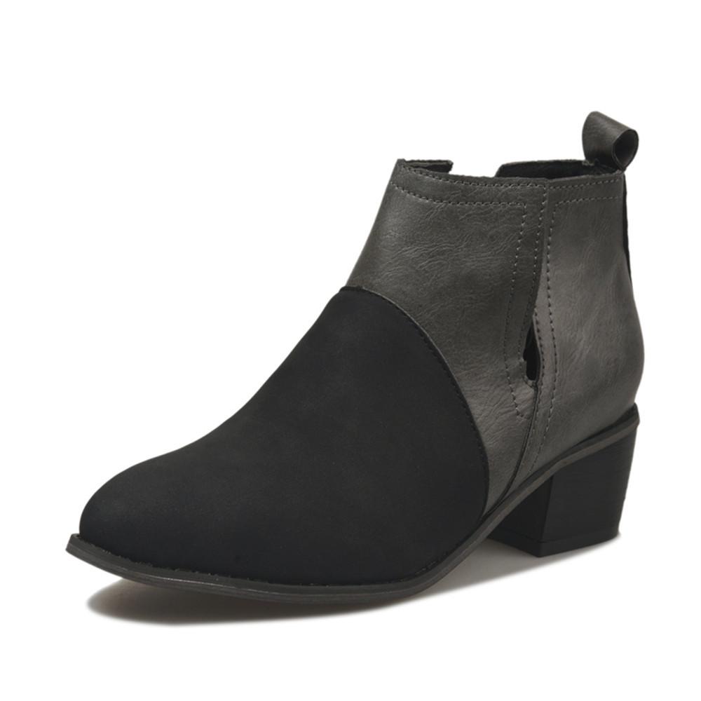 Plus Size Women's Pointed Toe Slip-on Color Block Pumps - Spring & Autumn 2021 Collection