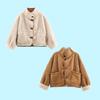Herbst Damen Wendejacke aus Kunstpelz - Französische Mode, Old Money Stil, Verdickt und Warm