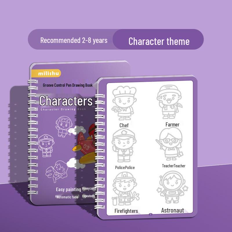 Groove Control Children s Practice Copybook: Entry-Level Tracing Book with Grid Paper for Preschool Daily Practice