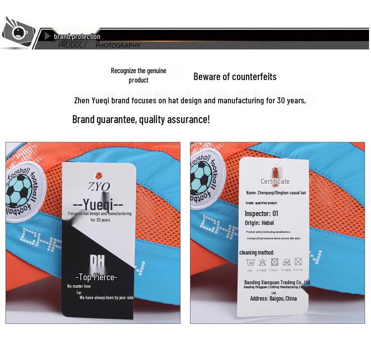 Zhen Yue Qi Koreanischer Sommer Schnelltrocknendes Wasserdichtes Netzmützen für Kinder