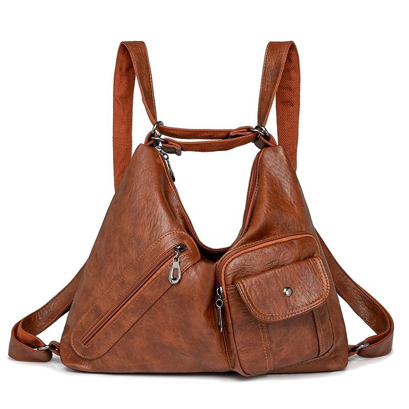 Large Capacity Bag Women's New Fashion Trend Shoulder Messenger Bag Commuter Casual Tote Bag Backpack