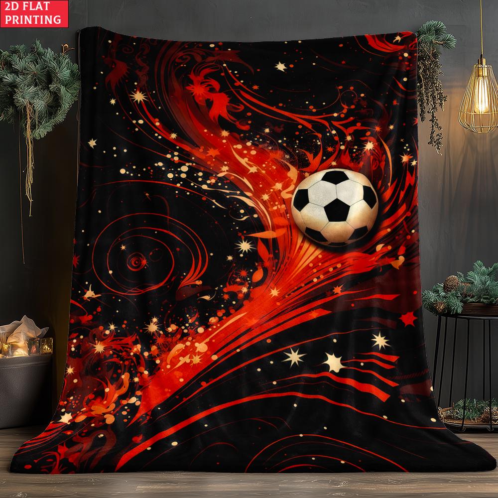 

Soccer Player Print thin Flannel Blanket for Bedrooms,Living Rooms,Sofas Blankets,Lunch Breaks,blankets fluffy blanket 130x150cm