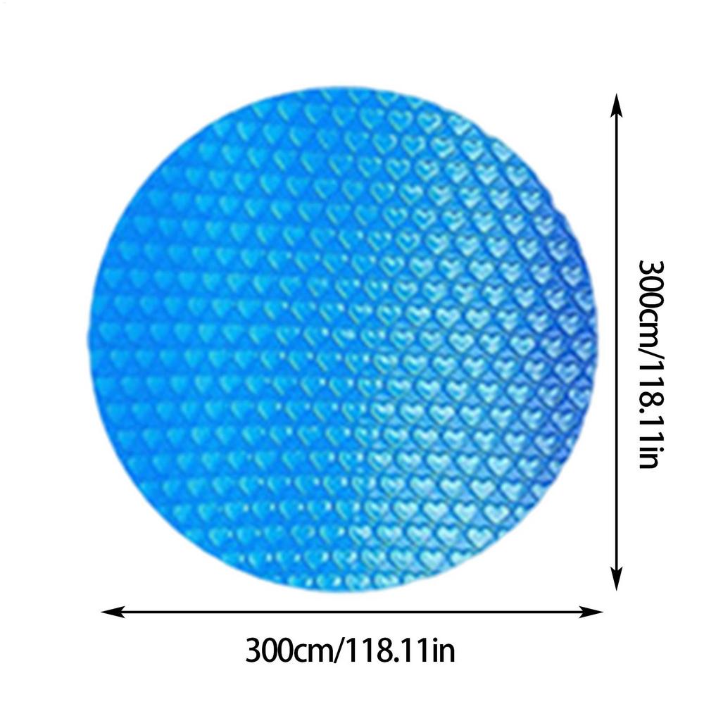 Round Pool Cover Round Ground Swimming Pool Cover Reusable Solar Covers Waterproof Inground Swim Pool Cover