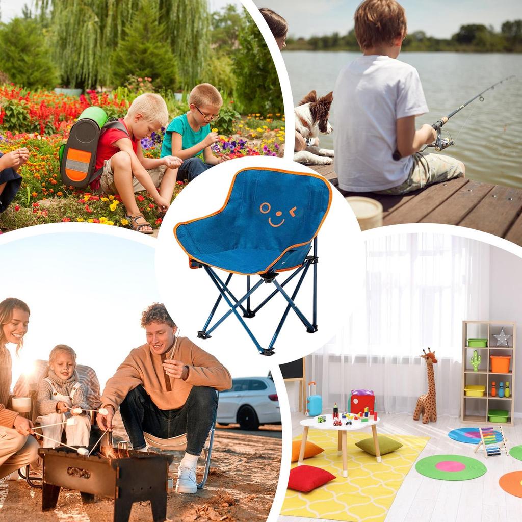 Kids Beach Chair Outdoor Portable Kids Camping Chair Breathable Portable Booster Seats Cute Outdoor Furniture For Sporting