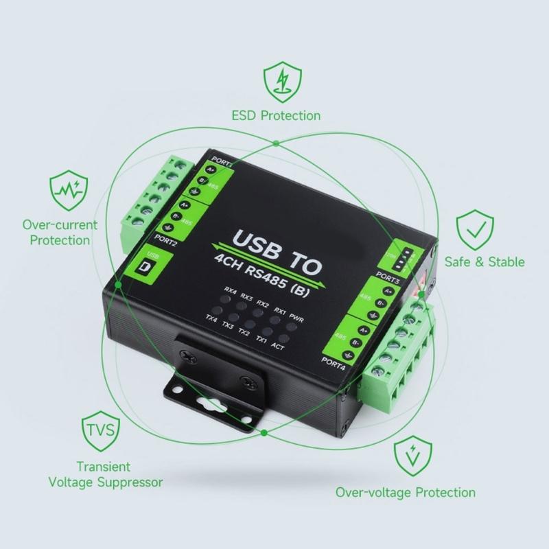 USB to RS485 Converter RS485 Communication Module Expansion Board with Original CH343G and SP485EEN