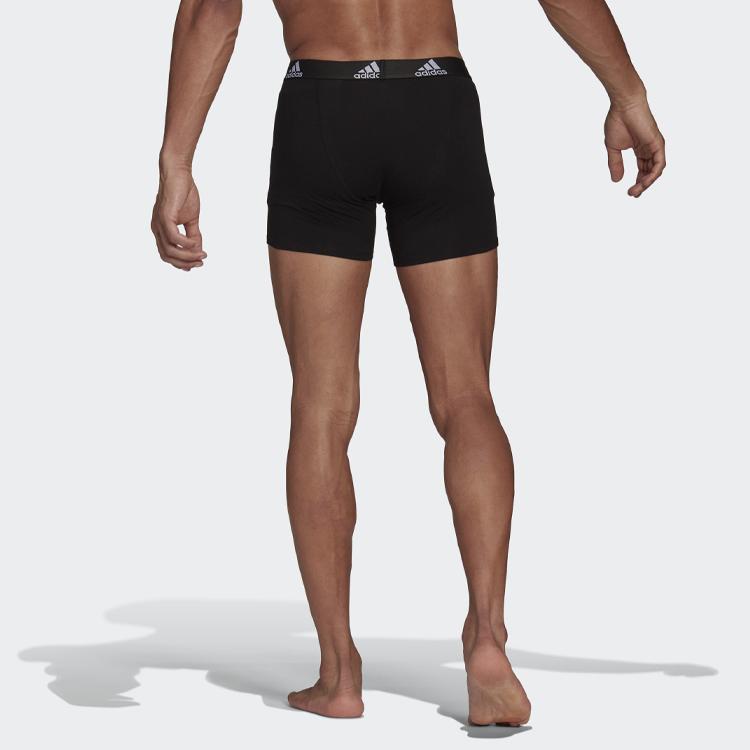 Adidas 3-Pack Performance Training Boxer Briefs Men Underwear Black GU8889