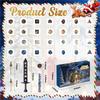 ABMH-Vacation Advent Calendar 2025, 24 Days Mystery DND Dice Set, Christmas Surprise Gift Countdown