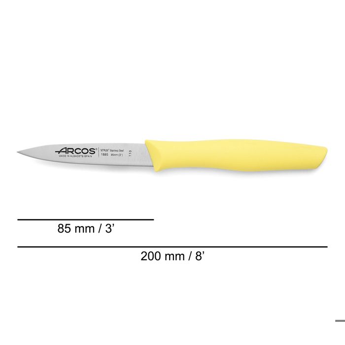 Éplucheur - ARCOS - ARCPRO000-188576 - Acier Inoxydable NITRUM® - Blanc - Contemporain