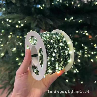 Christmas Tree Star Copper Wire Fairy Lights - Courtyard & Greenery Decor