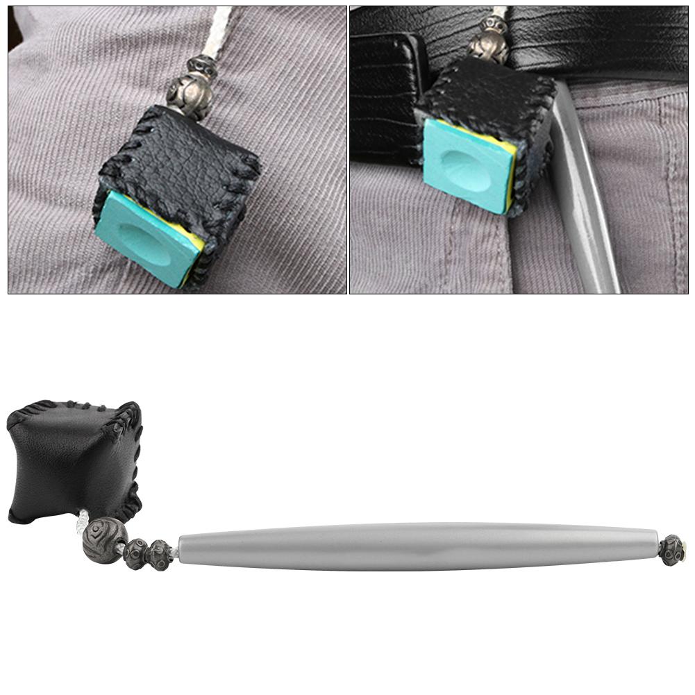 Snooker Billiard Chalk Case Pen design Portable Billiards Accessory (Black)