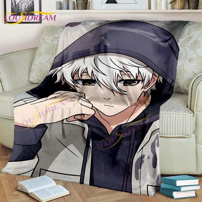 Anime Blue Lock Blanket 3D Cartoon Flannel Blanket Chigiri Hyoma Isagi Yoichi Blanket for Bed Sofa Child Adult Blanket Boy Gifts