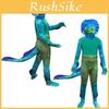 Stupendo Costume Tuta Luca per Bambini con Maschera Elegante e Guanti Coordinati