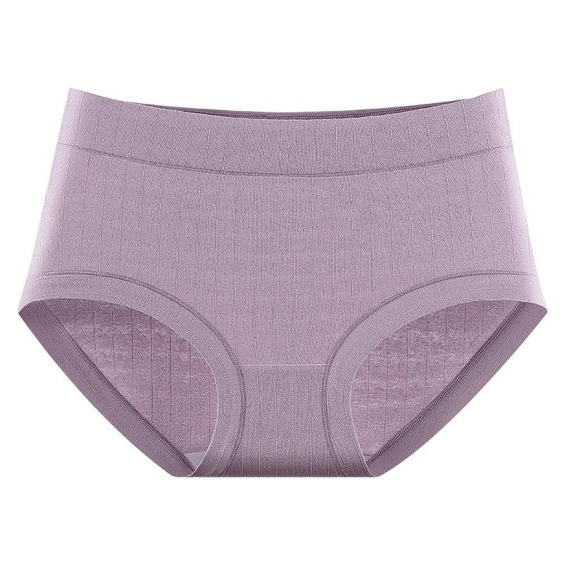 Ladies Spring and Summer Soft Jacquard Cotton Comfortable Non-hip Stretch Briefs