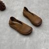 GKTINOO 2025 New Retro Loafers Genuine Leather Flat Shoes Casual Versatile Handmade Soft Cowhide Women's Slip-on Shoes