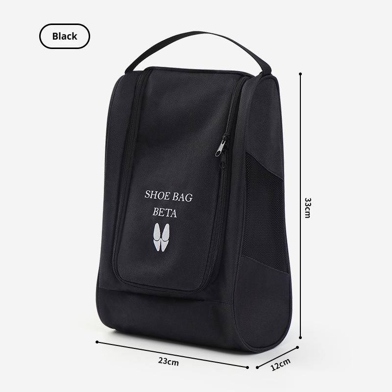 Lightweight Breathable Shoe Bag for Golf Sports Portable Oxford Cloth Shoe Carrier Bag Dustproof Handbag for Travel Storage 2070₽