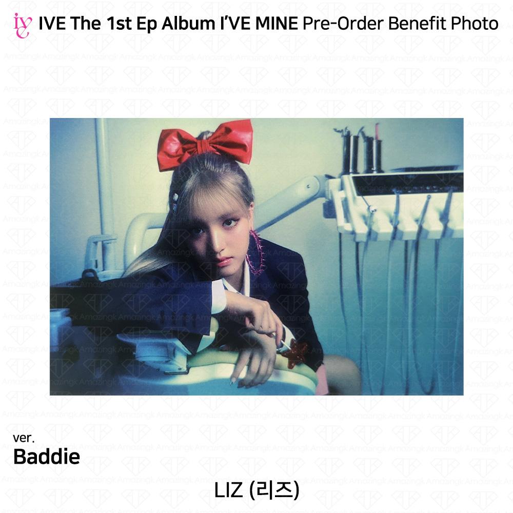 IVE Primul EP I'VE MINE Foto oficială Polaroid Sticker pliat Poster KPOP