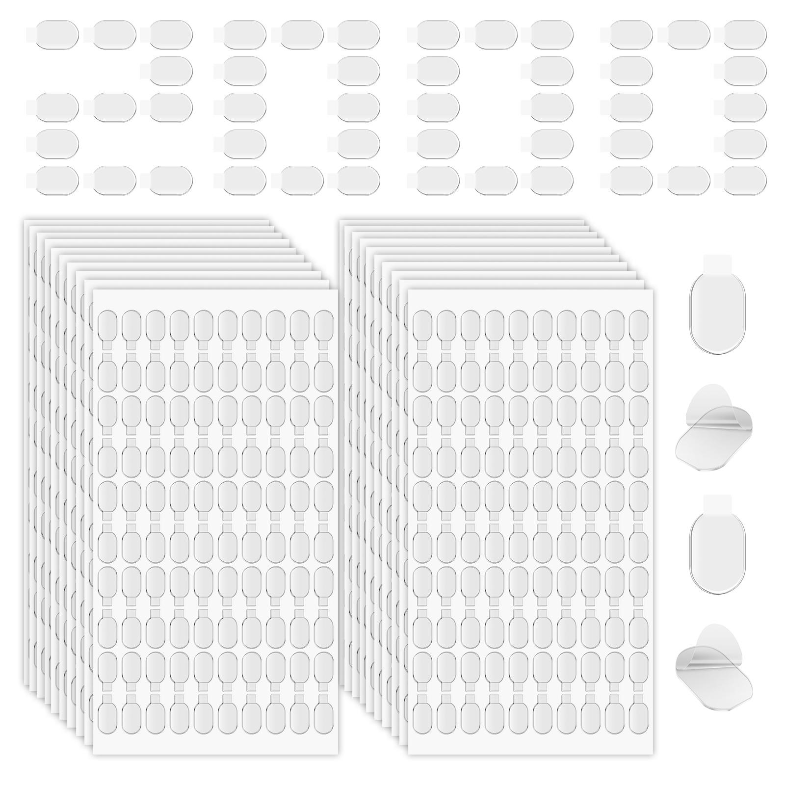 

2000Pcs Double Sided Dot Stickers Removable Adhesive Round Putty Clear Sticky Tack No Trace Putty Waterproof DIY Crafts Sticker