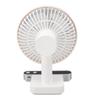 USB Small Desk Fans 4  s Low Noise 180 Degree Automatic Shaking Head Re able 5000mAh Desk Fan with LED Display