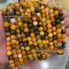 Bumblebee Agate Loose Beads | Bumblebee Jasper & Realgar Stone Beads for DIY Jewelry