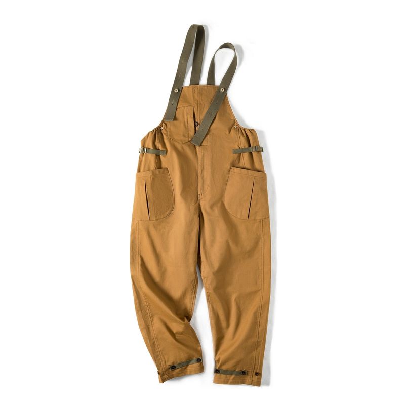 Madden Retro Casual Jumpsuit Suspender Pants Parka