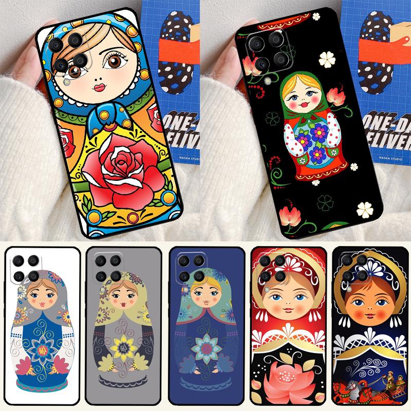 Russian Nesting Doll For Samsung Galaxy M12 M13 M33 M23 M53 M15 M55 M31 M51 M14 M34 M54 M20 M32 M52 Phone Case