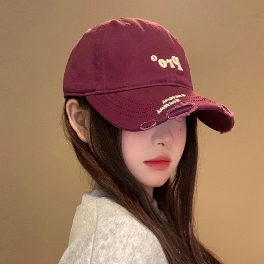 Cotton Embroidery Baseball Cap Korean Style Retro Caps Men Personality Casquette Hats  Unisex