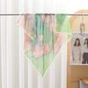 70Cm Square Headkerchief Women Korean Summer Neck Tie Scarf Imation Silk Foulard Hijabs