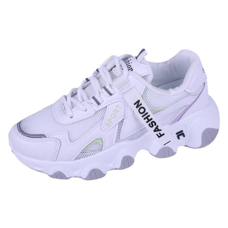 New Sports and Leisure Shoes Versatile Dad Shoes New Breathable Student Running Shoes Women
