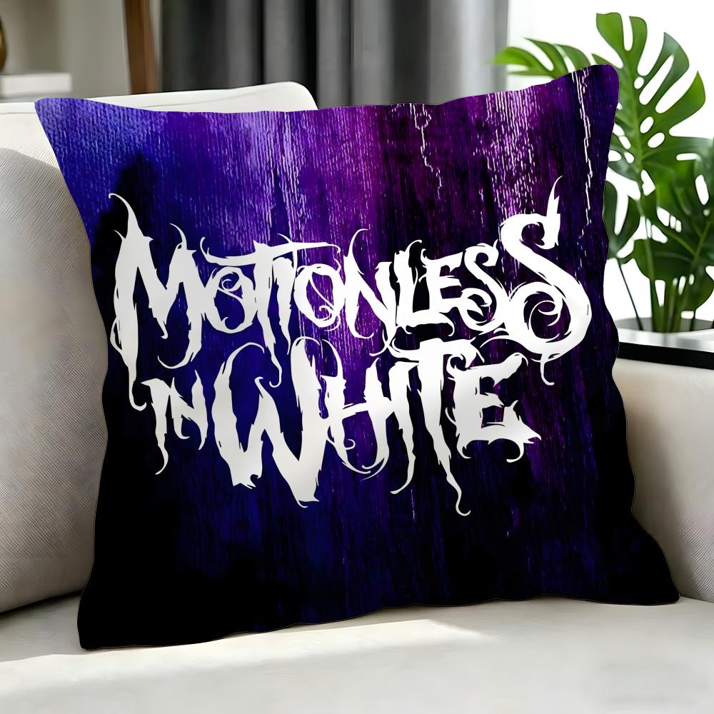 Band MMotionless In White Cushion Cover Cushion Cover Set Pcs x x x Pillowcase Decorative Sofa Home Decor