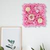 Artificial Flower Panel Rose Backdrop DIY Romantic Floral Valentines Day Decor Background for