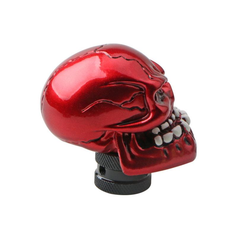 Ghost Skull Shape Head Manual Gearbox Shift Knob Big Teeth Manual Gear Stick Shifter Lever Knob for Car