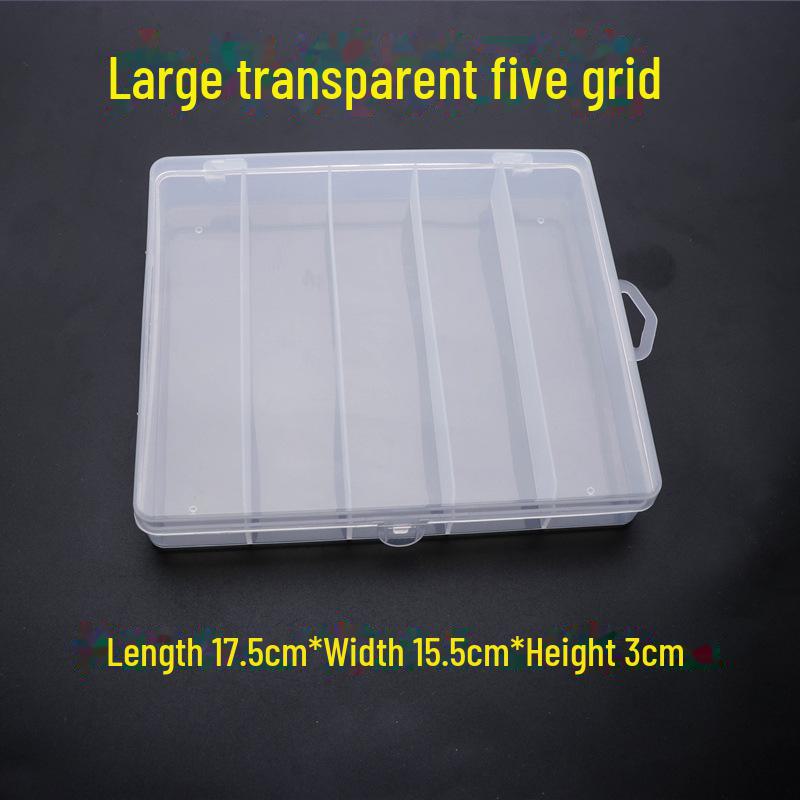 Tragbare doppelschichtige Köderbox: Multifunktionale, kompakte, doppelseitige Aufbewahrung für Angelhaken und Zubehör