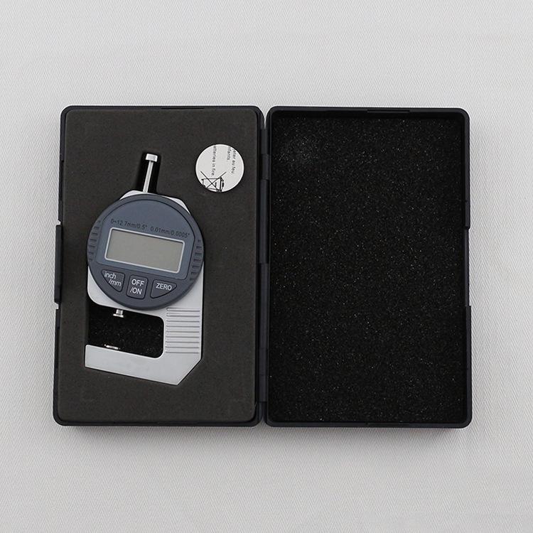 High-Precision Digital Thickness Gauge 0-10mm for Leather, Fabric, Paper
