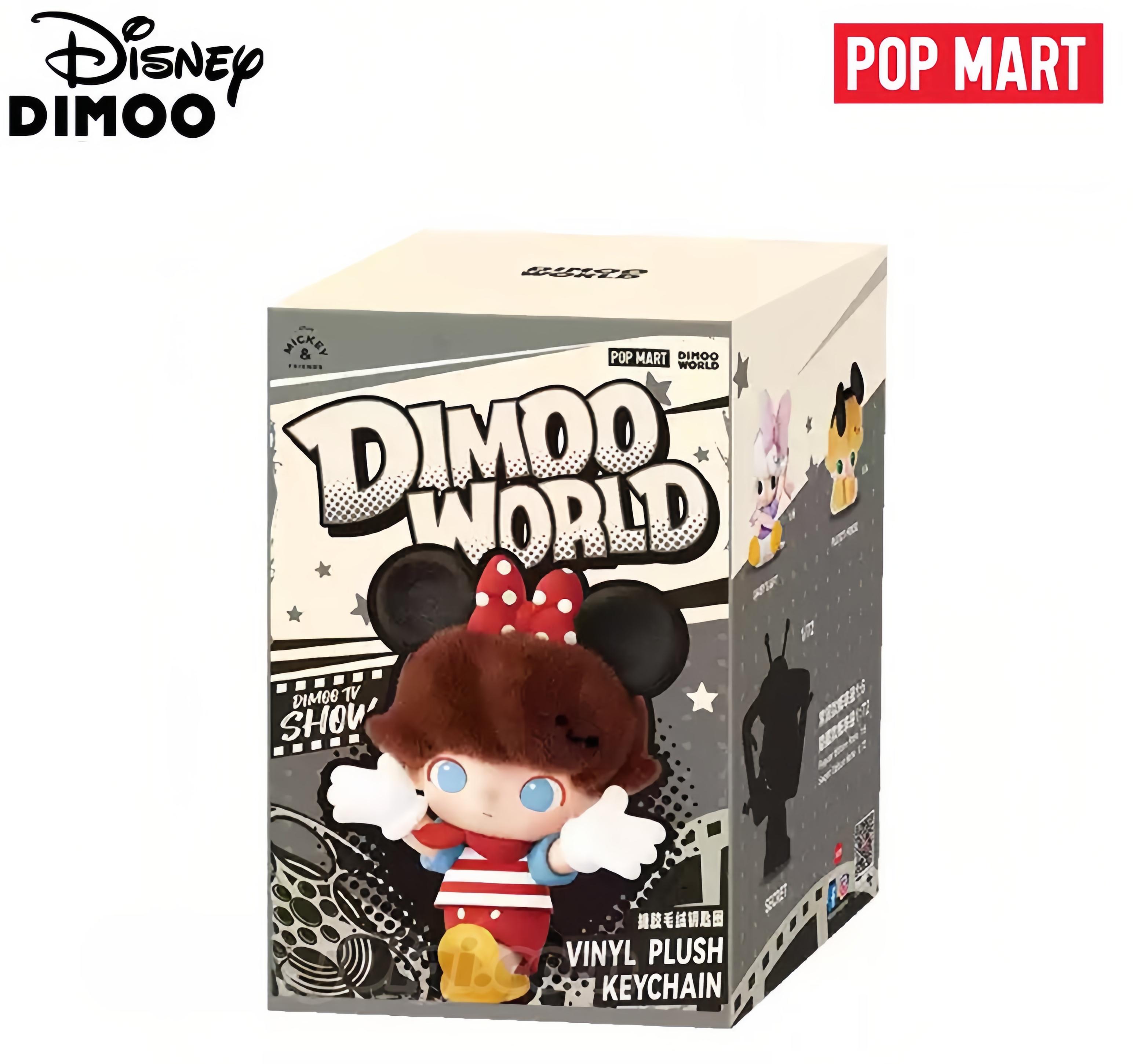 

POP MART Серия DIMOO × Disney – Виниловый плюшевый брелок-подвеска – Слепая коробка – Одиночная или Полный набор из 6 штук Blind box-One piece